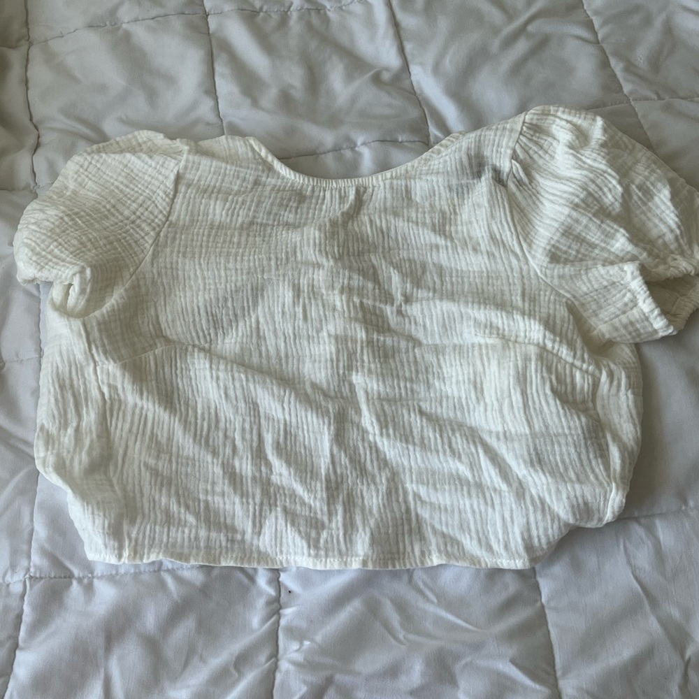 Forever 21 open back crop top